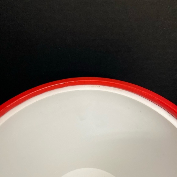 Vtg Red Vinyl Ice Bucket 70's 80s Retro MCM Barware Party Entertaining - Picture 5 of 8